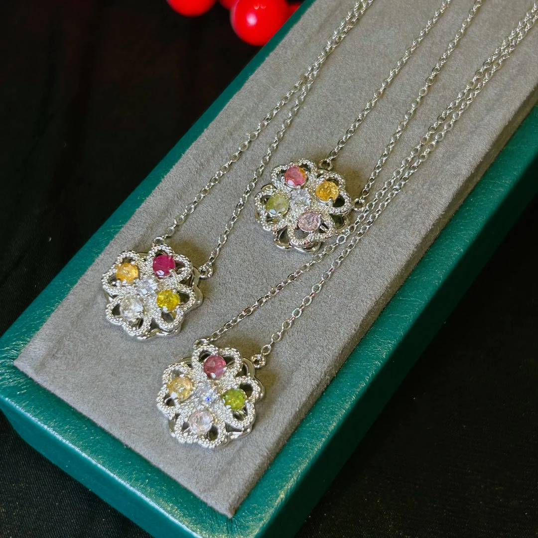 天然碧玺项链-多样性发一-BX059