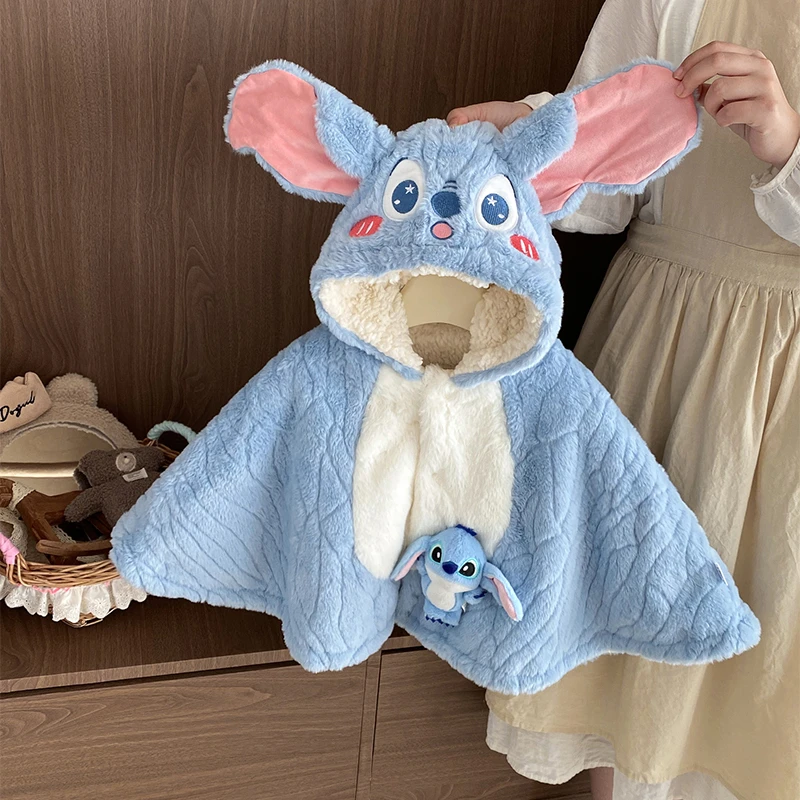 婴儿披风斗篷新生儿宝宝防风抱被外出衣服毛绒加厚秋冬季挡风