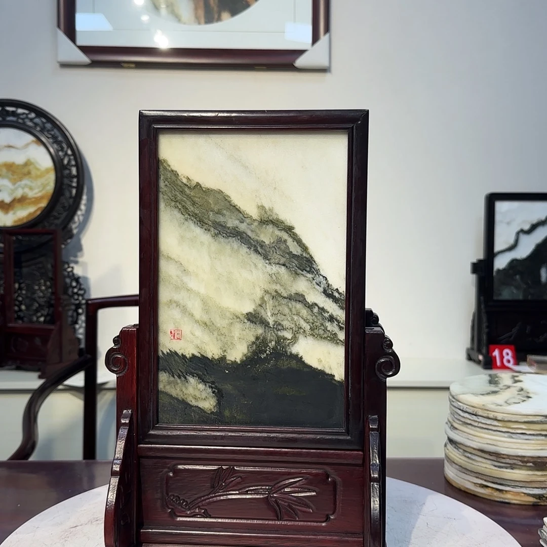 璀***生石材天然大理石画