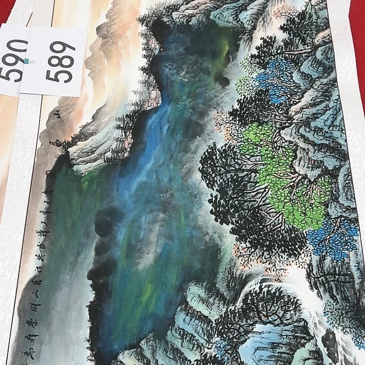 国画新年快乐开开心心
