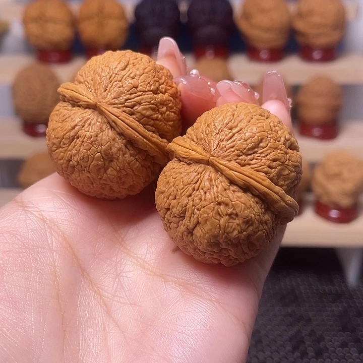 文玩核桃吊坠脑纹34