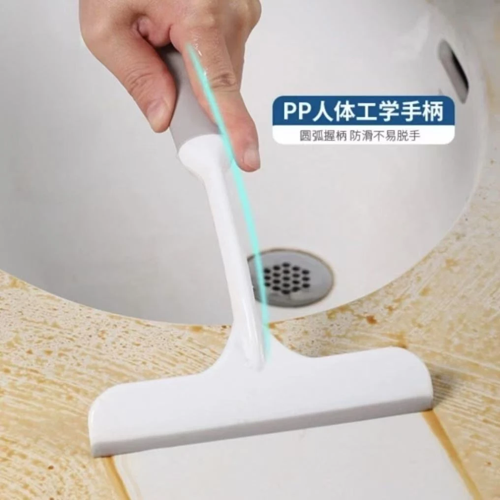 擦玻璃神器家用茶桌厨房浴室汽车窗洗手台镜面地面刮水器硅胶（Z5）