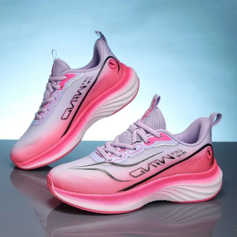 大码运动鞋运动鞋男轻便2025新款高弹跑鞋女竞速跑步鞋健步鞋网面
