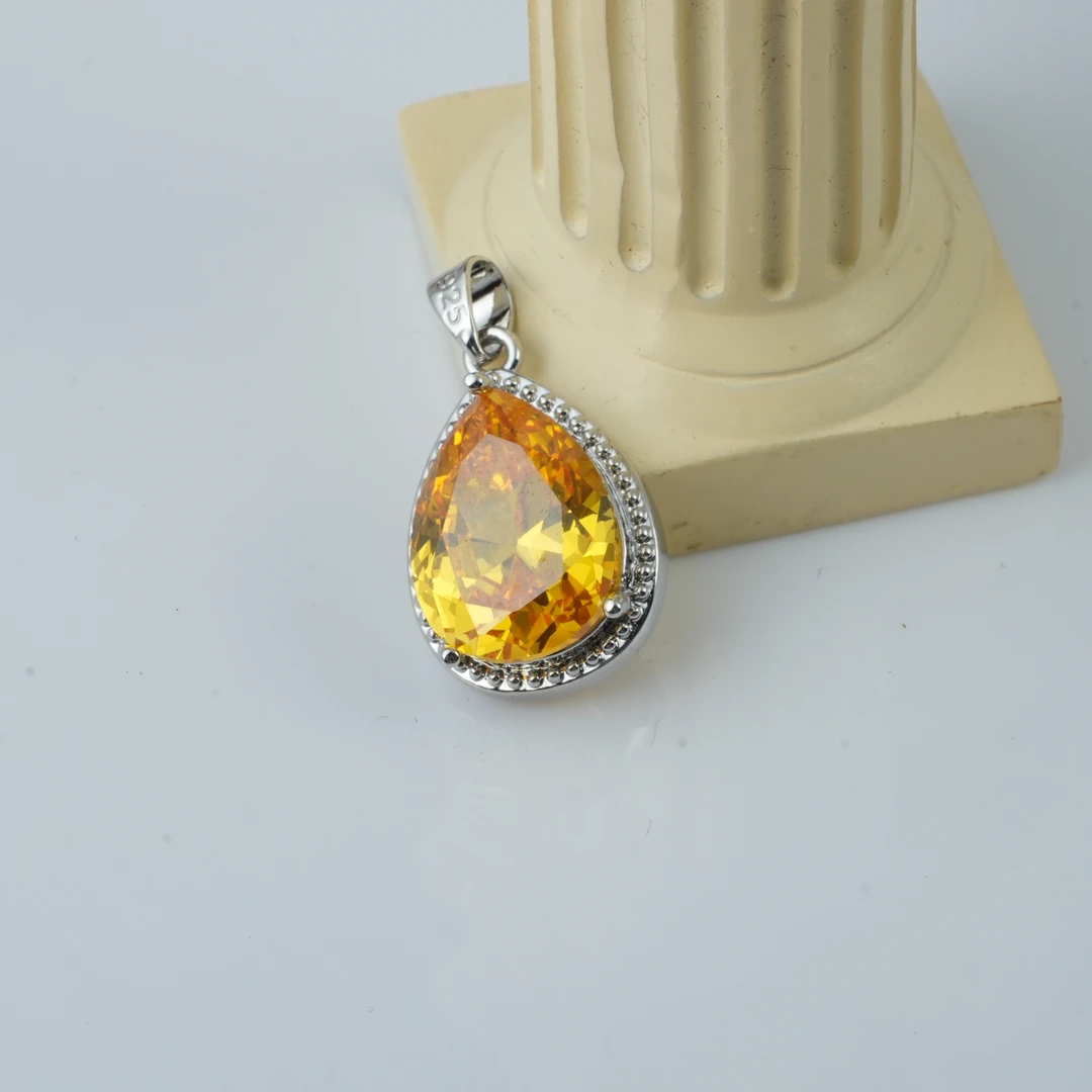 黄吊坠水滴款高货——————DY1