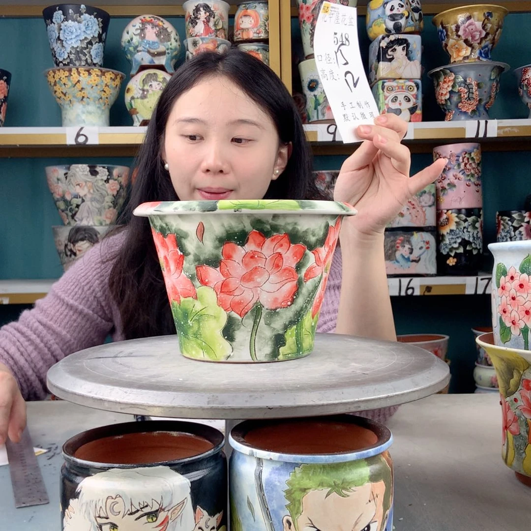 罐景德镇手工瑕疵548