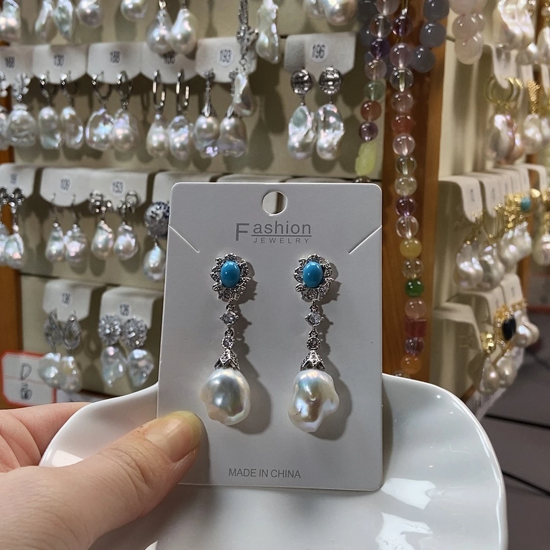 颈饰淡水珍珠合金特价耳饰4432