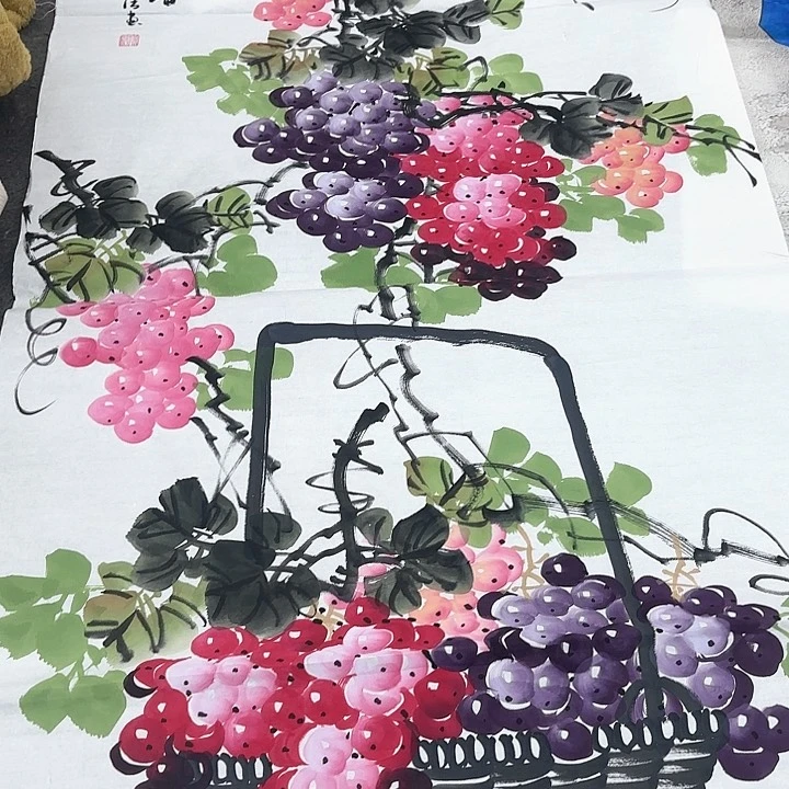 国画无毛或近于被白色柔短