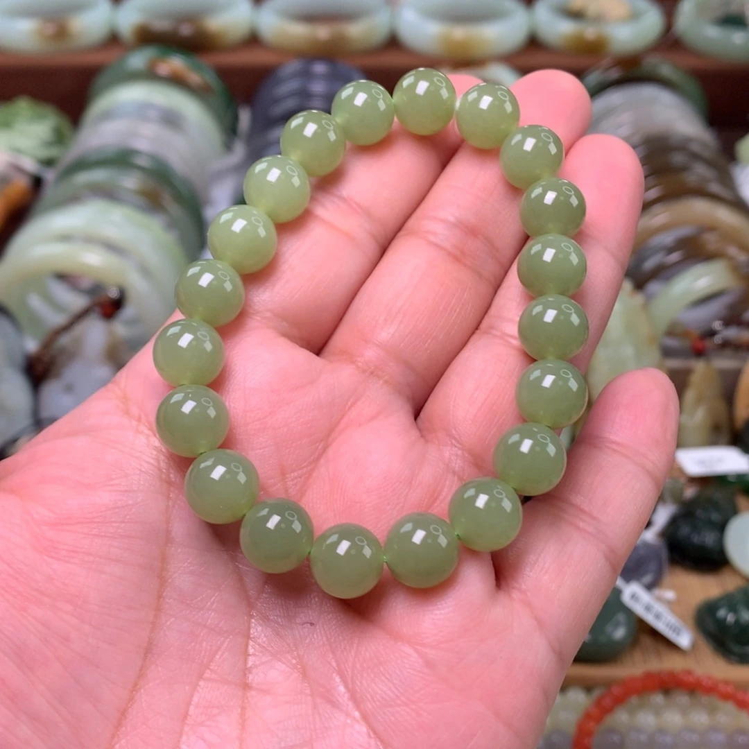 和田玉未镶嵌手链卡10