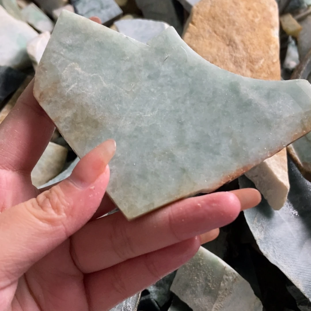 翡翠未镶嵌挂件天然翡翠