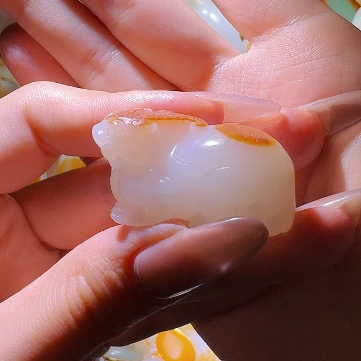 和田玉挂件未镶嵌阿****制