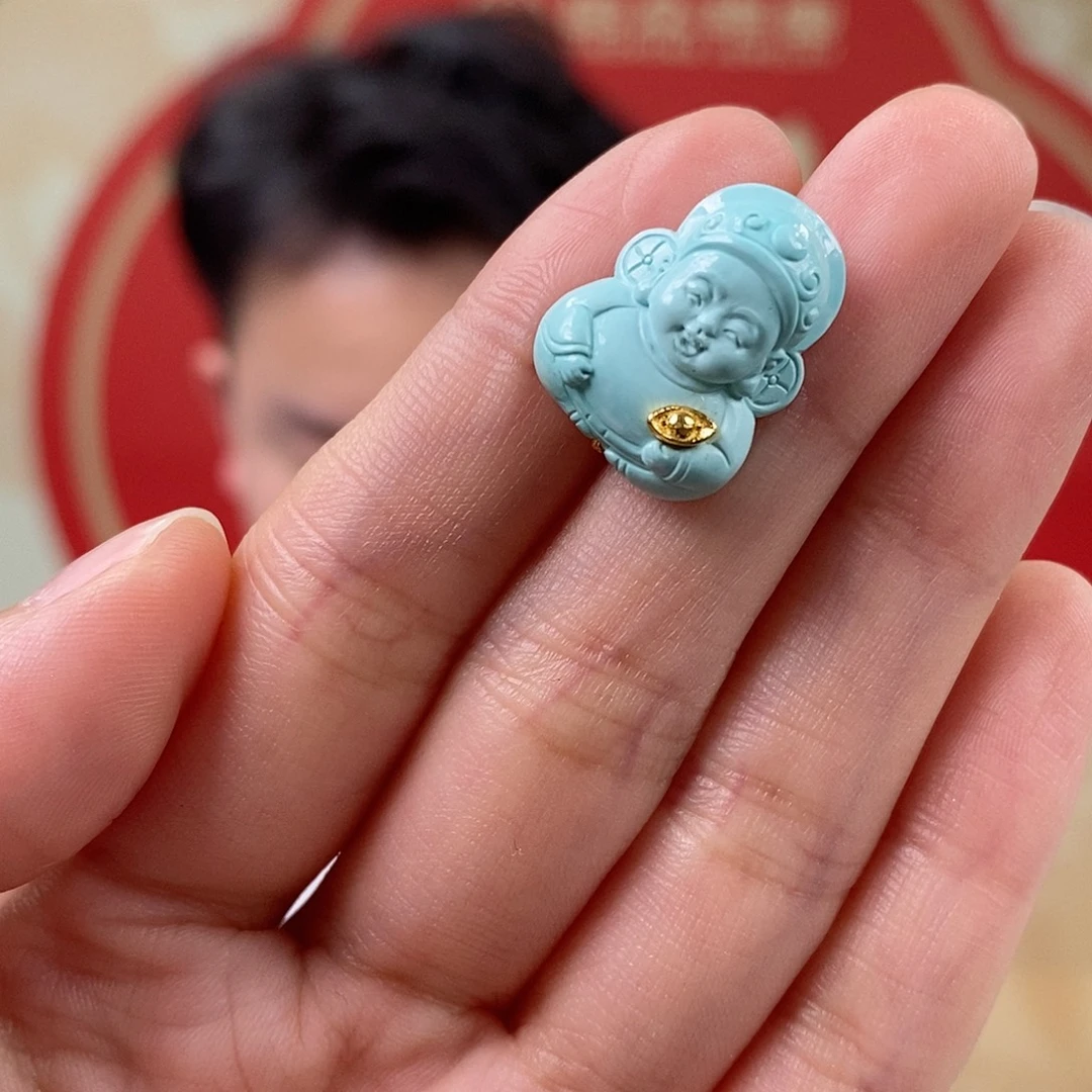 绿松石未镶嵌珠宝奇石