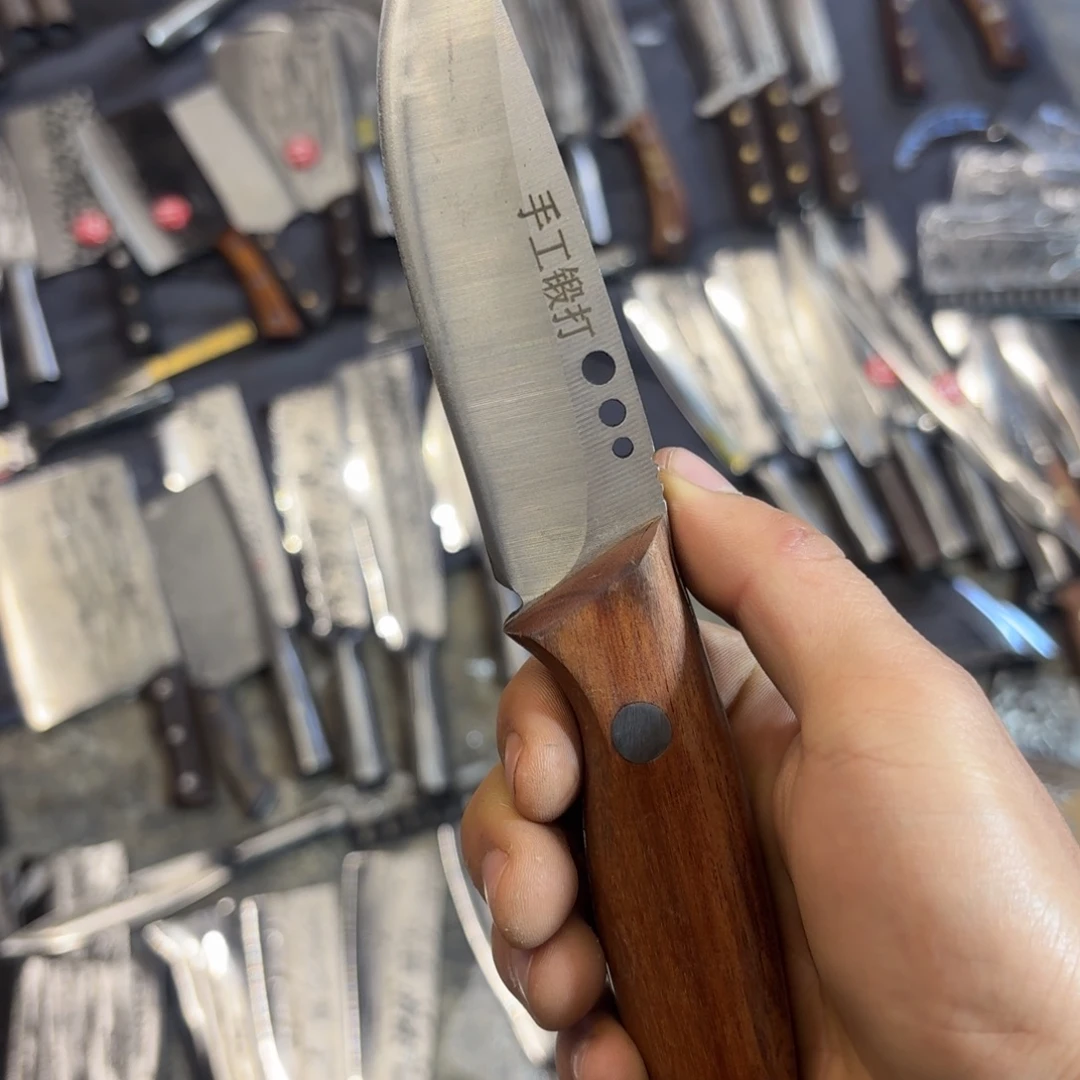 高碳锰钢云南阿老表手工锻打刀