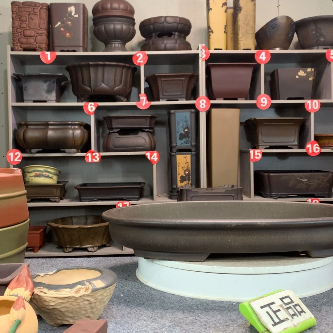 宜兴紫砂花盆精品