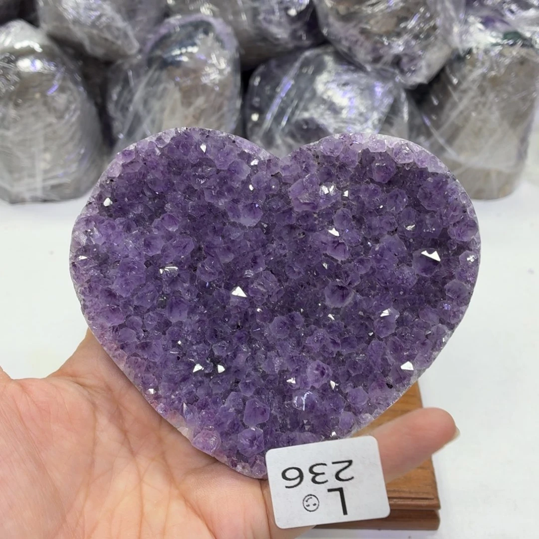 未镶嵌水晶摆件天然紫水晶