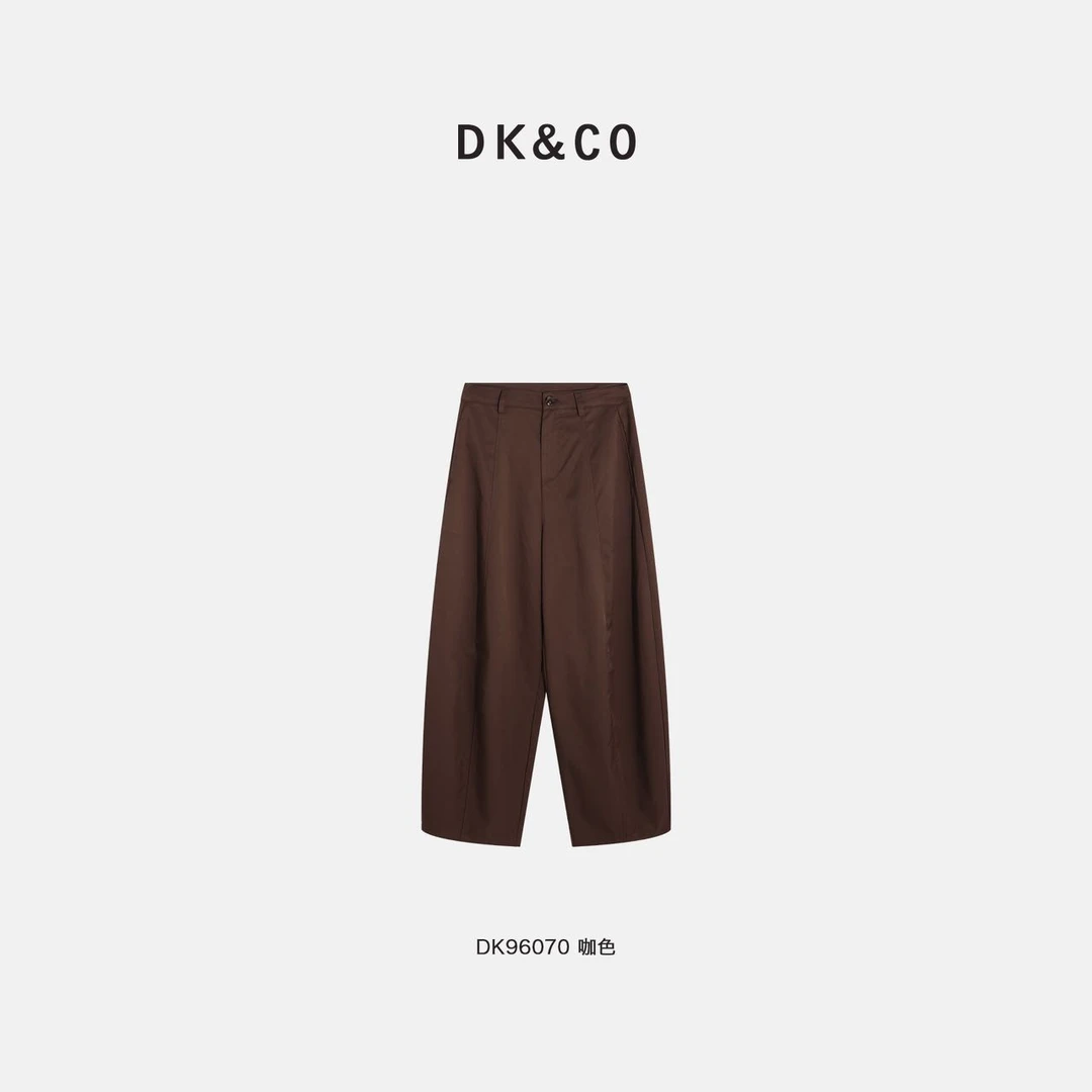 鑫然Kiki （抗皱精英裤）日系阔腿休闲时装调性长裤 96070 DK（F）