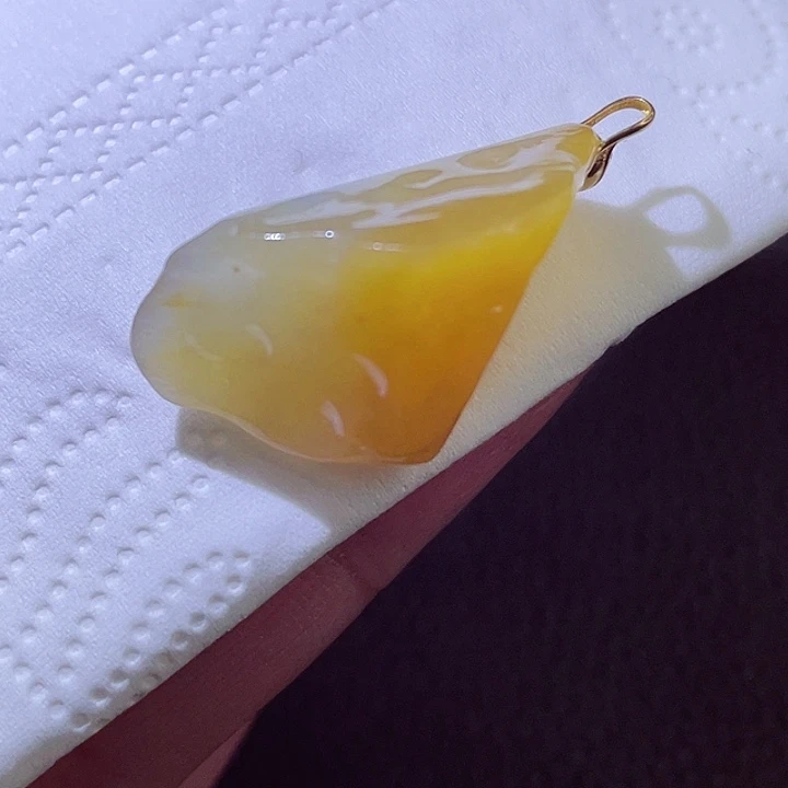 颈饰18K金镶嵌翡翠翡翠