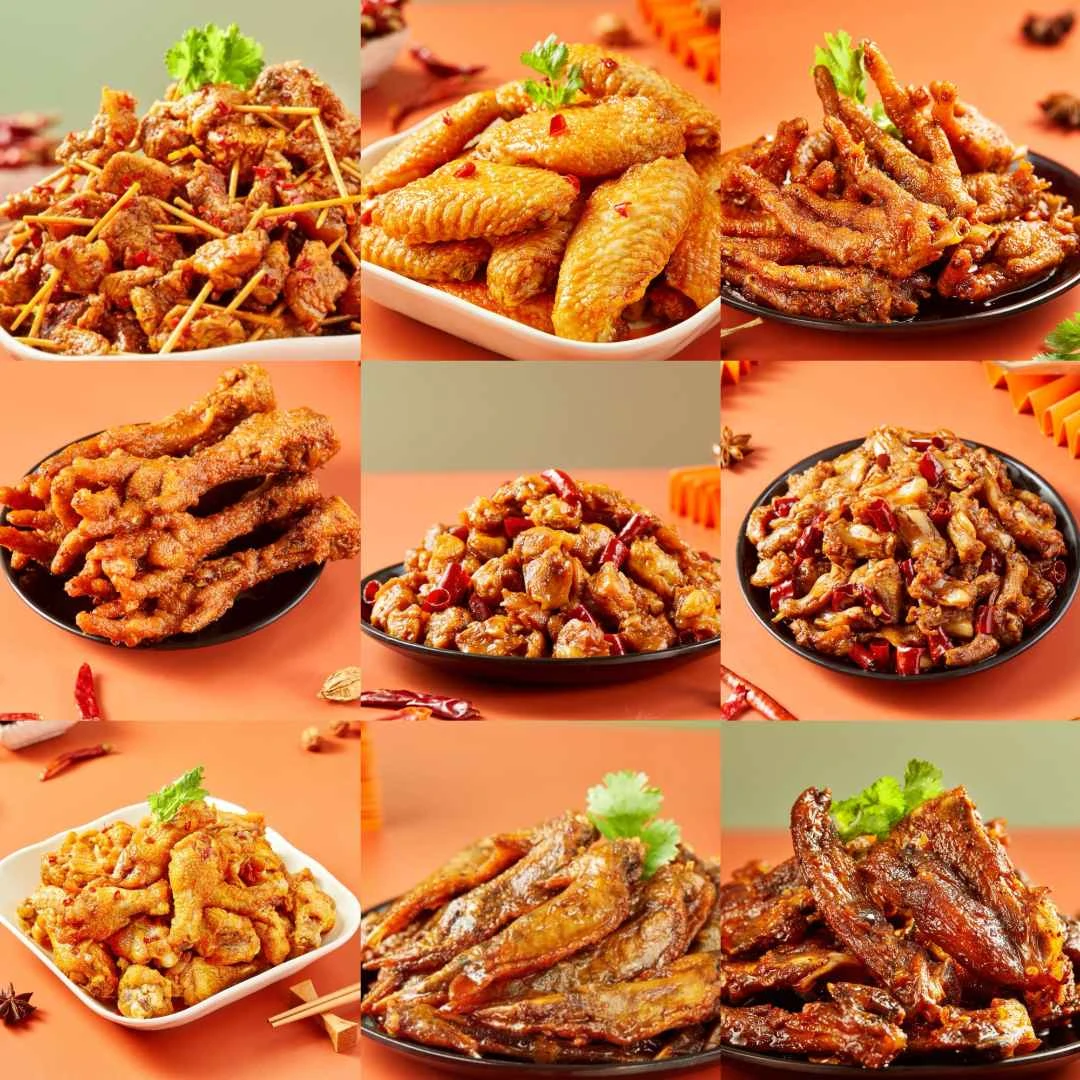 辣谜 双十二全肉活动套餐鸡爪牙签牛肉翅中 品种见详情页