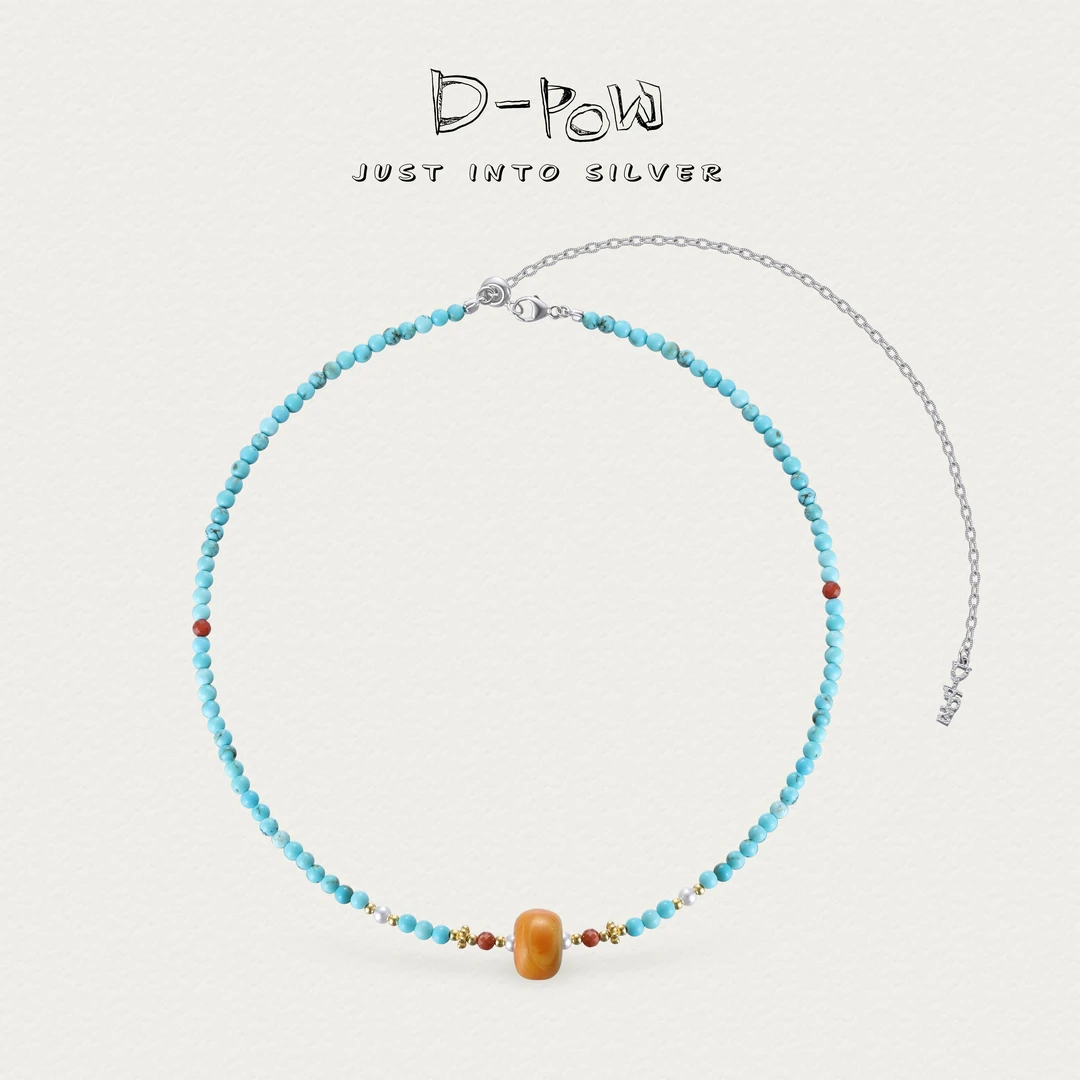 灯小炮 坠链均925银 项链（54cm）（8323）轻奢时尚百搭