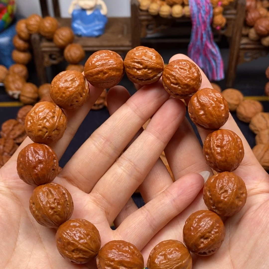 桃核手串小光头，