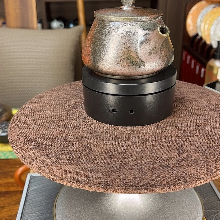 建水紫陶柴烧石瓢壶