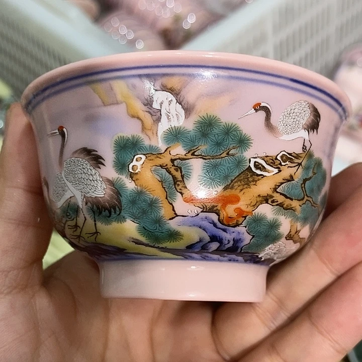摆件景德镇陶瓷主人杯2344