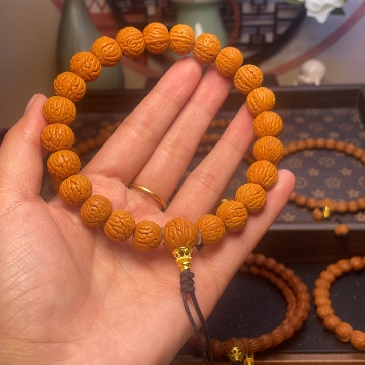 桃核吊坠龙纹桃核