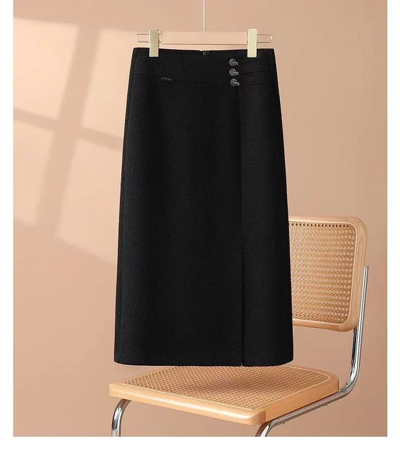 C98#音符装饰半身裙女