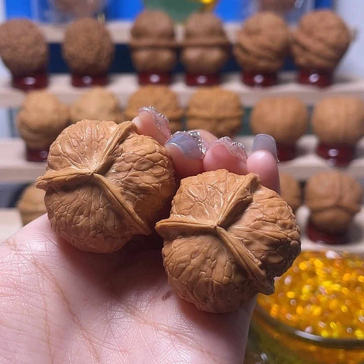 文玩核桃吊坠柿饼23