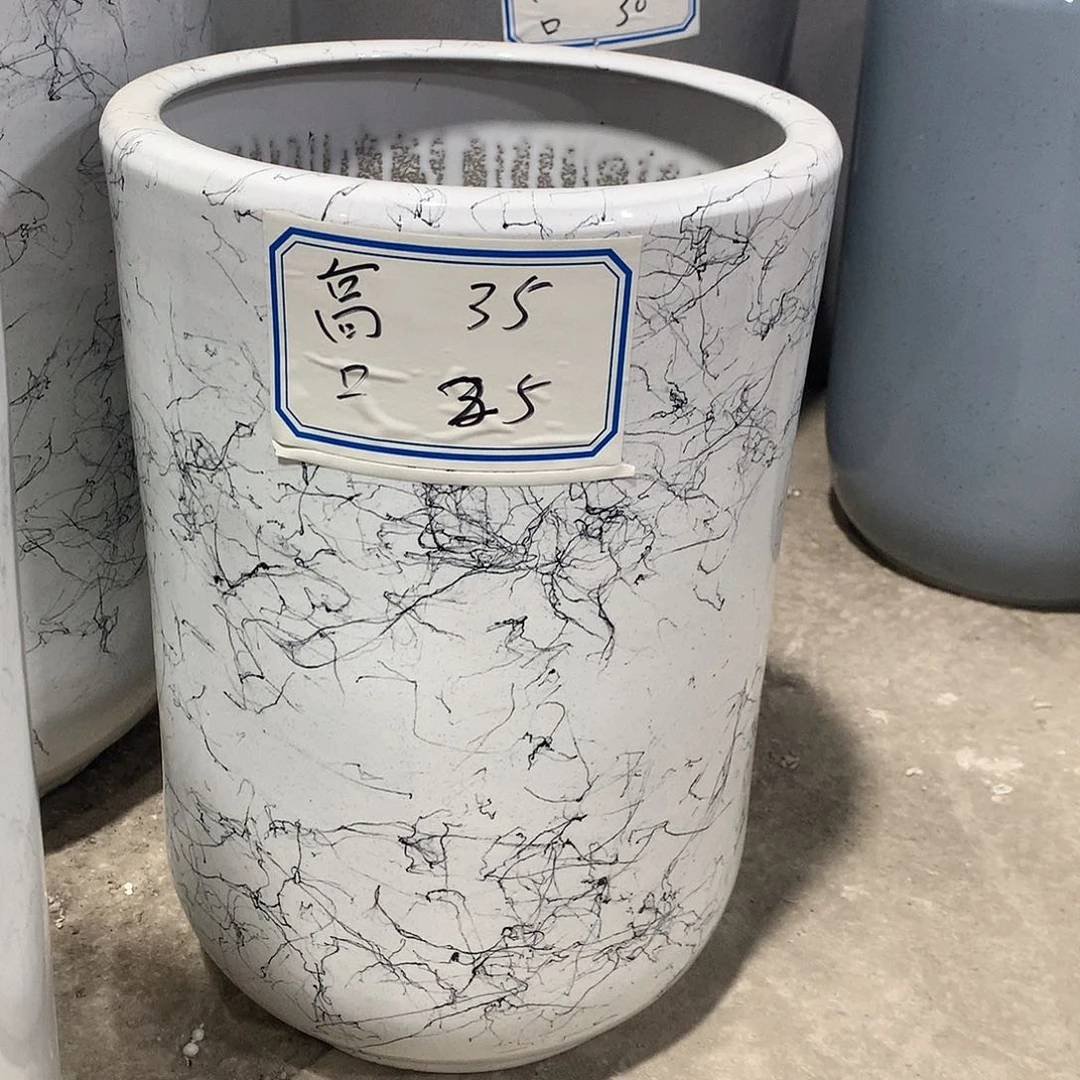 高温陶瓷花盆微瑕