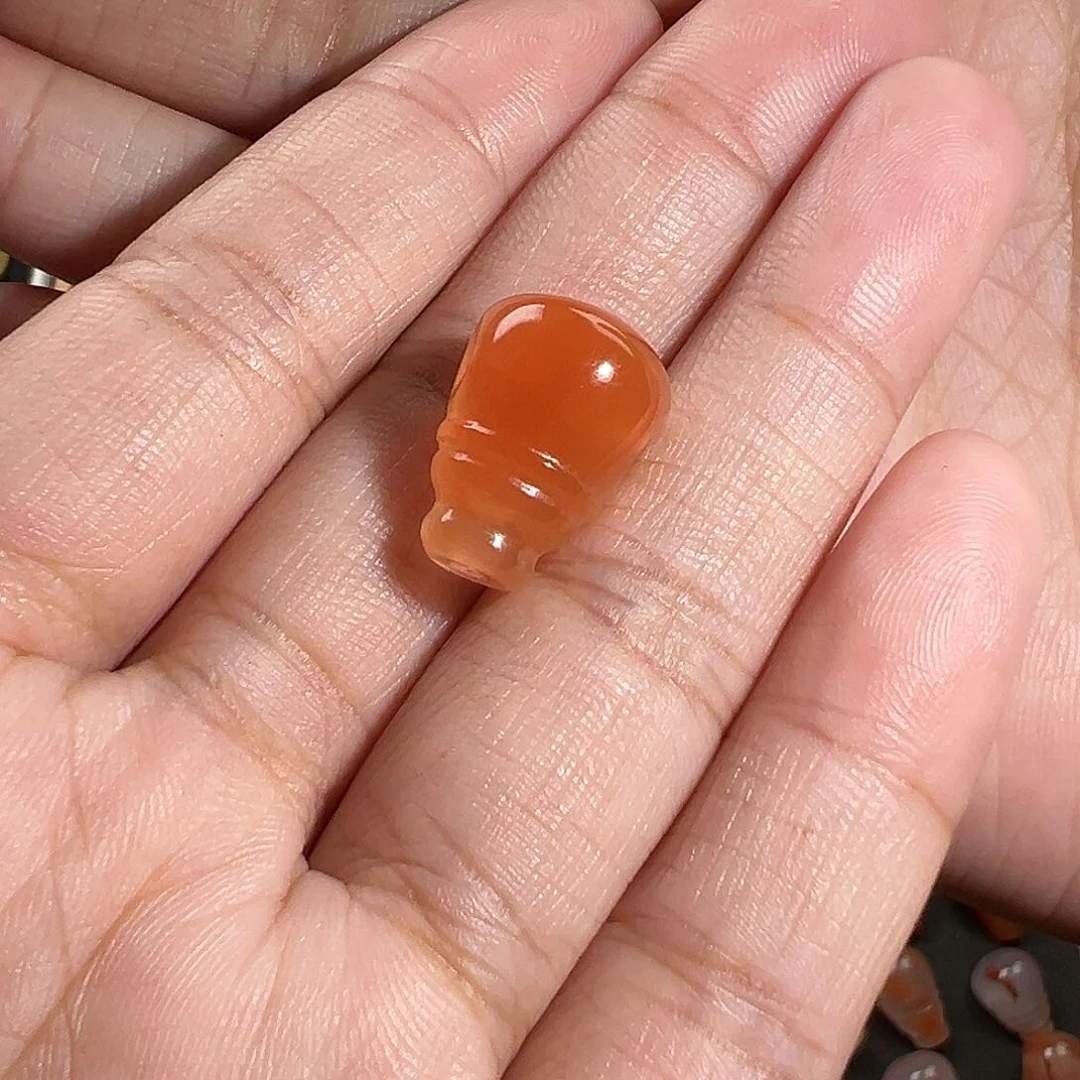 南红玛瑙珠宝奇石未镶嵌金**李