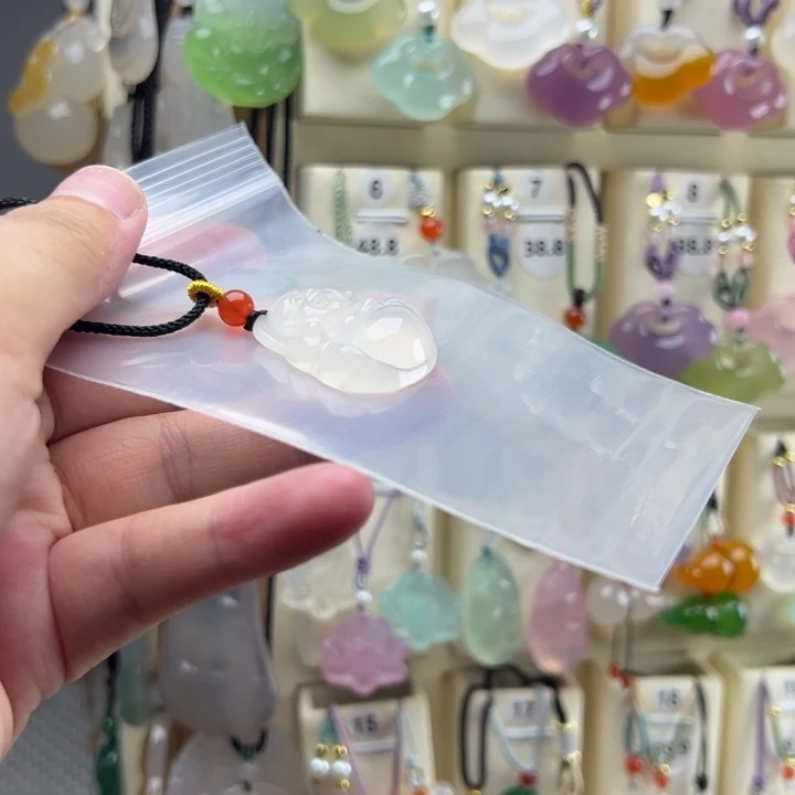 @***丹玛瑙/玉髓颈饰未镶嵌