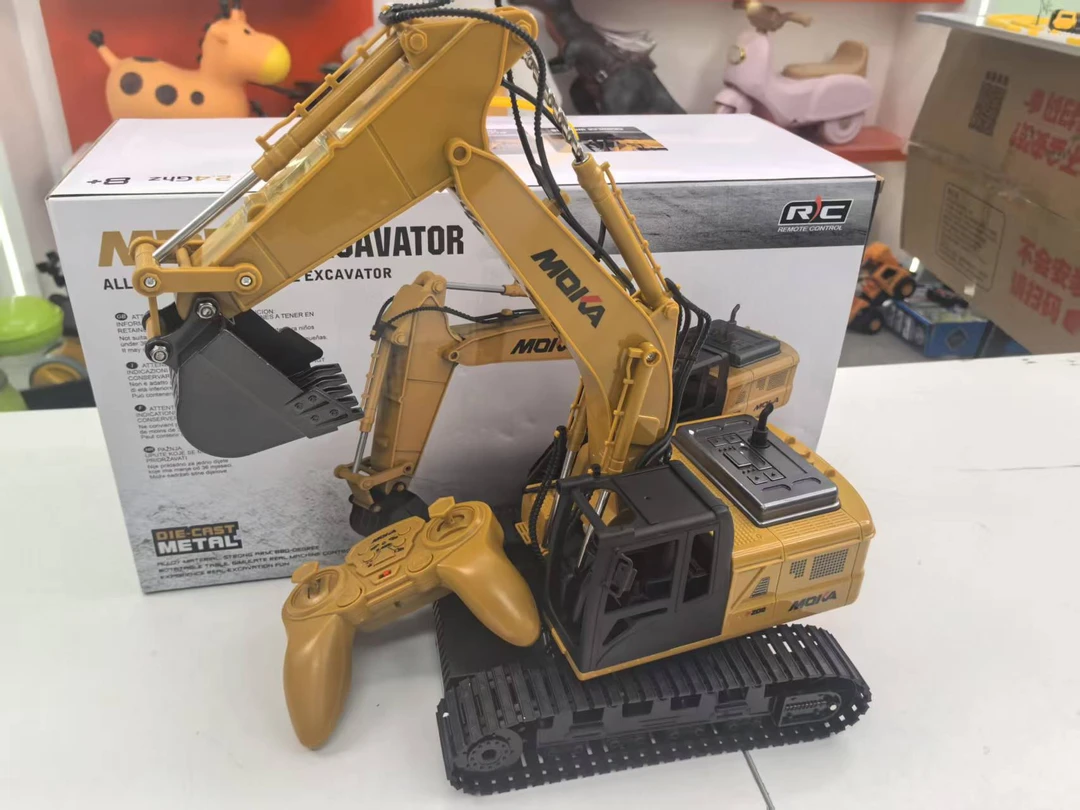 遥控挖机玩具攀爬车遥控挖机攀爬车玩具男孩遥控车