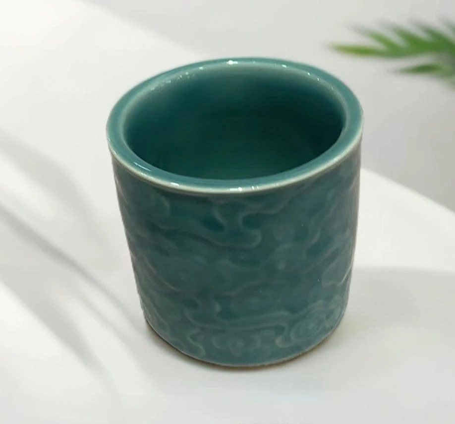 龙泉青瓷扳指主人杯