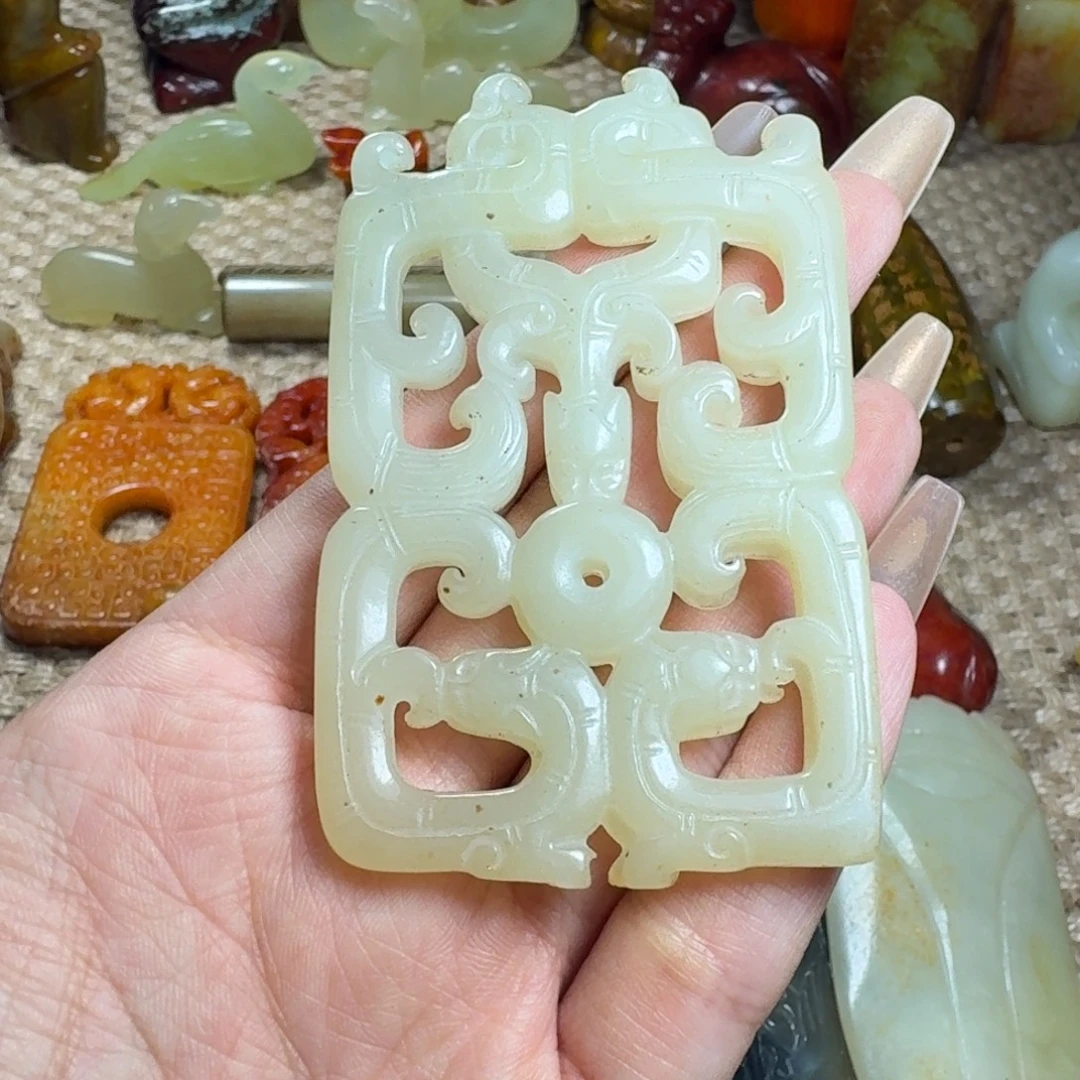 吊坠白玉菩提挂件