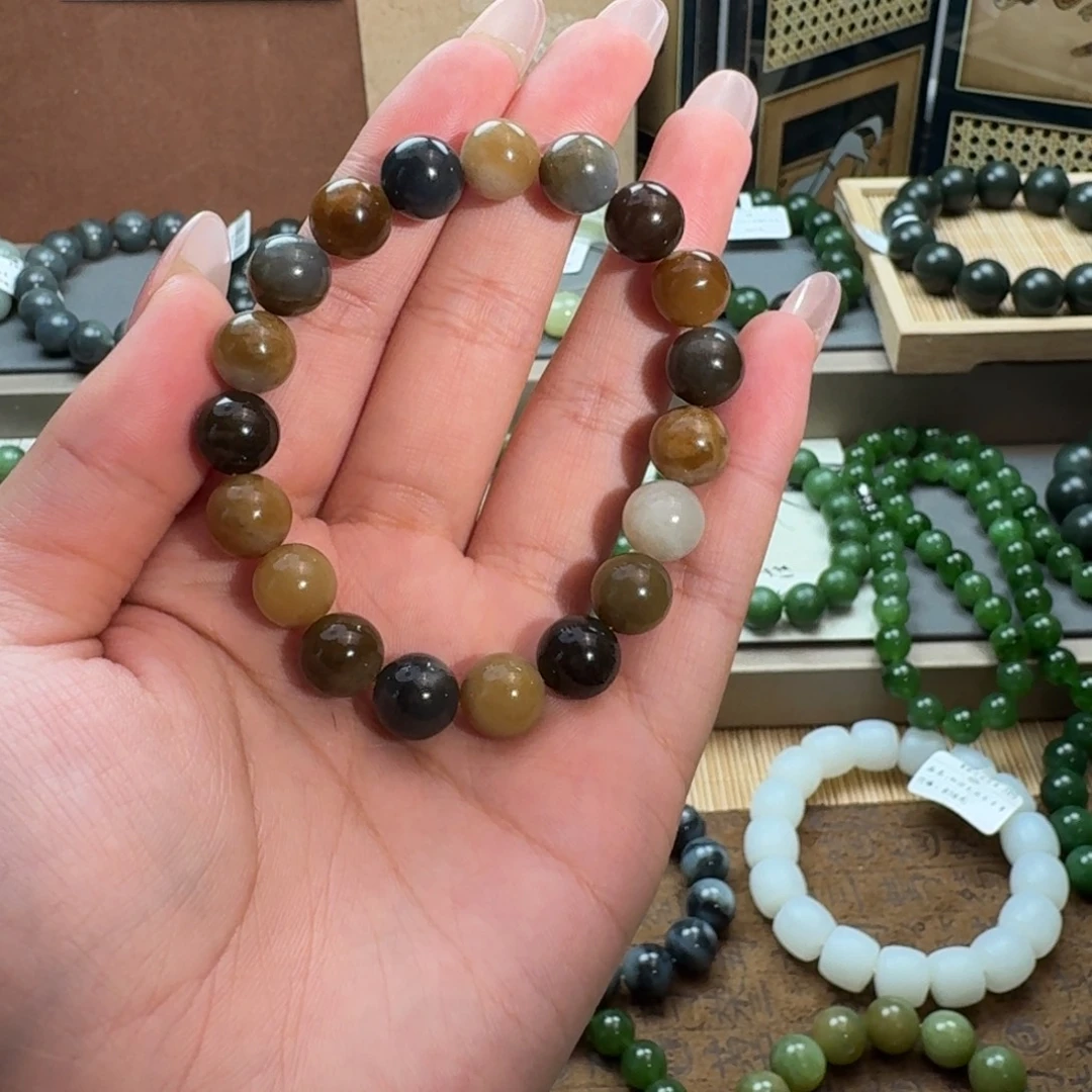 和田玉未镶嵌手链