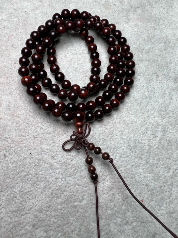 印度小叶紫檀檀香紫檀0.6多圈手链