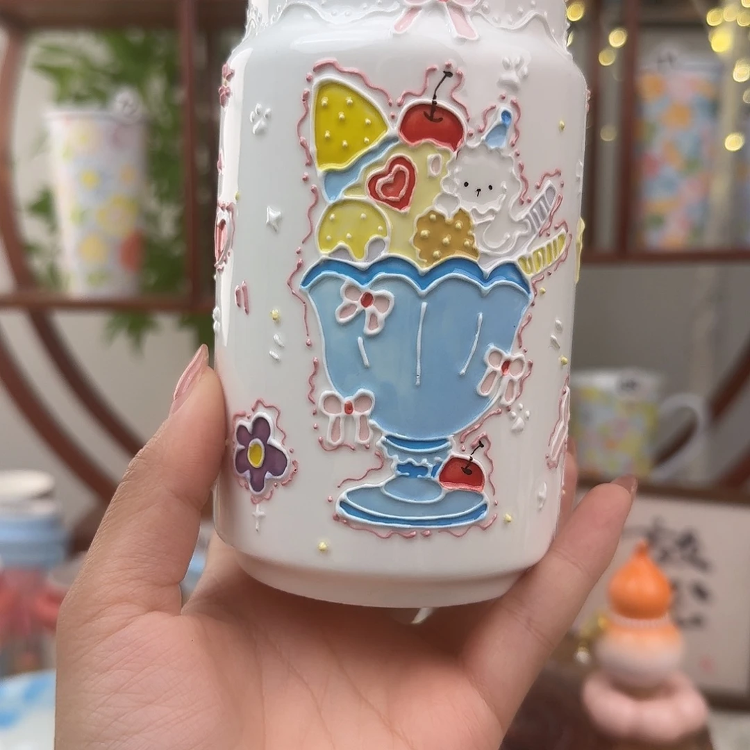 此***い陶1景德镇手绘高温釉下彩