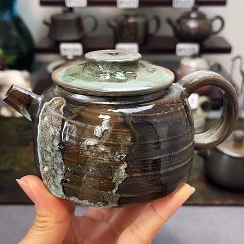 茶盏景德柴烧茶具-纯手工茶具