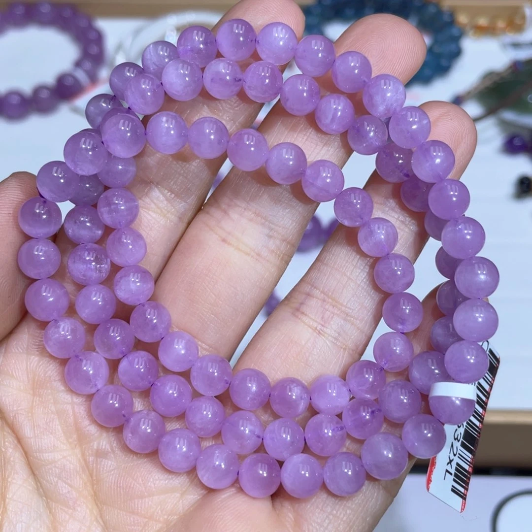 锂辉石手串未镶嵌