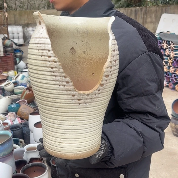 红陶缺口口径20*30