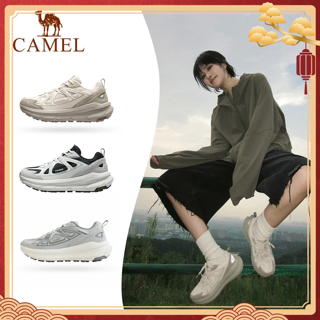 【琥珀流光风】骆驼新款追风LIFE运动缓震防滑防泼水耐磨百搭慢跑鞋