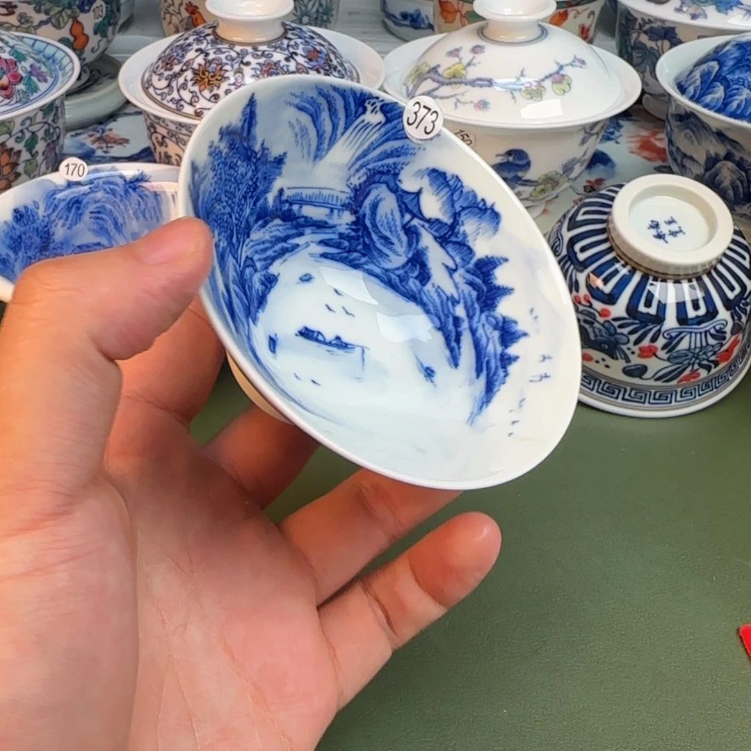 彦祖纯手工手绘茶具373