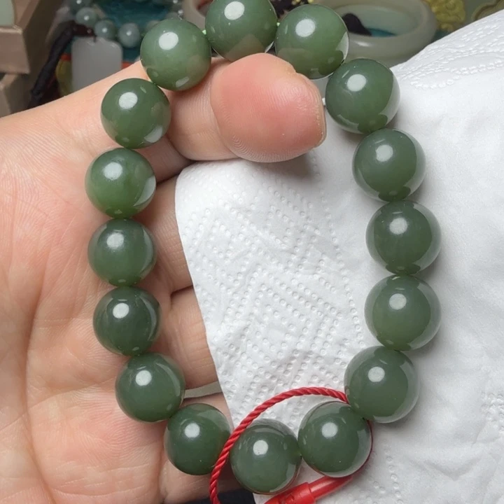 和田玉未镶嵌手串