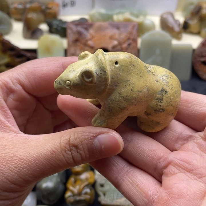 蛇纹石玉颈饰未镶嵌116