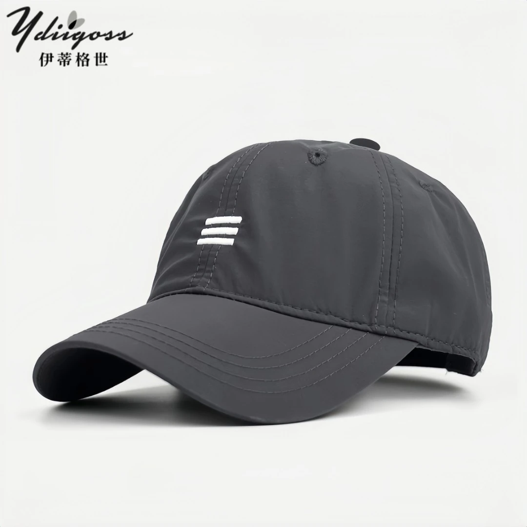 YDIIGOSS帽子男士夏季透气鸭舌帽大头围棒球帽户外登山防晒遮阳帽