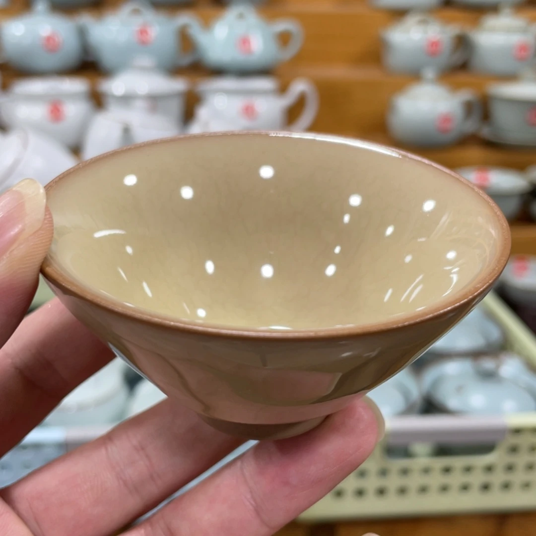 微瑕陶瓷茶壶茶杯家用