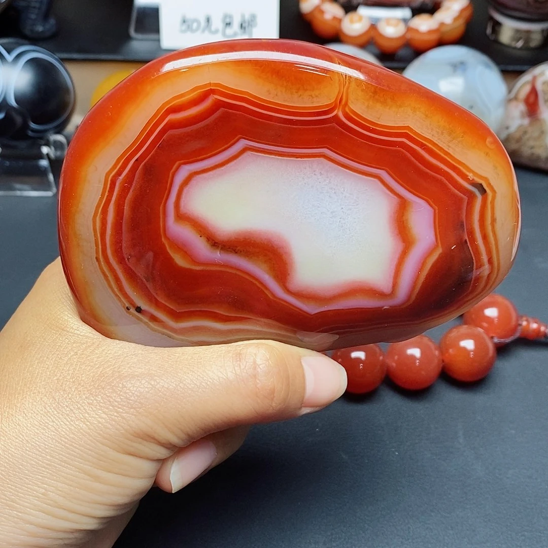 玛瑙/玉髓三毛未镶嵌