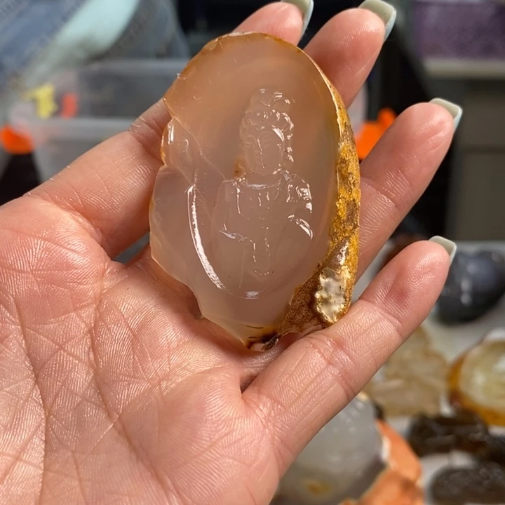 玛瑙/玉髓未镶嵌吊坠(不含链)