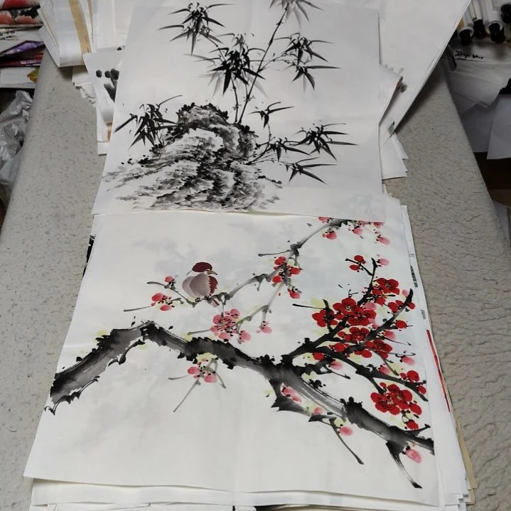 小***眠国画国画花鸟花鸟花鸟