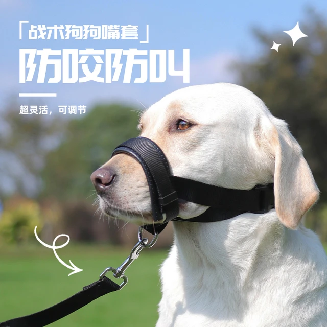 宠物狗嘴套防咬神器防乱吃狗狗口罩防叫器止吠罩中大型犬可挂牵引